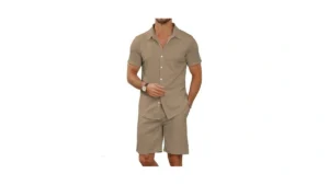 Mlanm Men S 2 Piece Outfit Summer Short Sleeve… Code