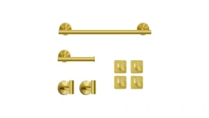 8-piece Bathroom Hardware Set Brushed Nickel Sus304… Code