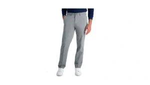 Haggar Mens Iron Free Straight Fit Flat Front Pant… Coupon