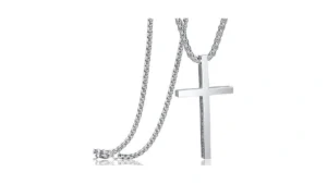 Rehoboth Stainless Steel Cross Pendant Necklaces… Code