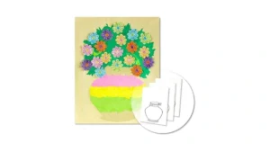 Diy Vase Pre Drawn Canvas Painting Kit 3-pack 8×10… Code