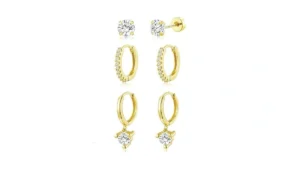 Adoyi Gold Hoop Earrings For Women Surgical Steel… Code