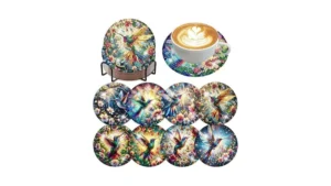 Axquilon Diamond Art Coasters Kit For Adults 8 Pcs… Code
