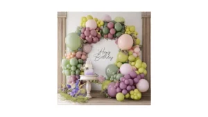 Pink Purple Sage Green Balloons Arch Kit – 119 Pcs… Code