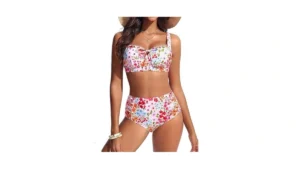 Hanna Nikole Women High Waisted Bikini Set Two… Code