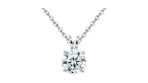 Handi Queen 1ct D Color Moissanite Pendant Necklace… Code