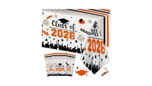Graduation Decorations Class Of 2026 Tablecloth – 3… Code