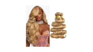 Body Wave Human Hair Bundles 27 Honey Blonde 10 12… Code