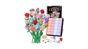 Sopu Colorful Rose Bouquet Flowers Building Set 24… Code