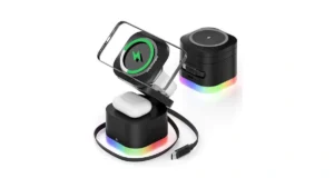Magnetic Wireless Charger Stand For Bedrooms 5 In 1… Code