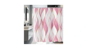 Defouliao Pink Shower Curtain Abstract Modern… Code