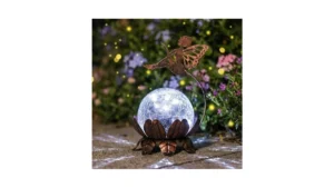 Mumtop Solar Lantern Fairy Light Crackle Glass… Code