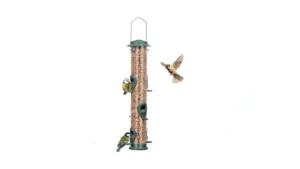 Erytlly Metal Bird Feeders 6 Port Tube Bird Feeder… Code