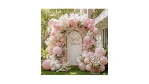 Pink White Balloon Arch Kit With Clear Bobo… Code