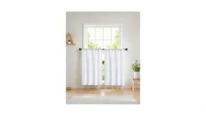 Easy Home Short Blackout Window Curtain Rod Pocket… Code