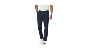 Nautica Men S Classic Fit Flat Front Stretch Solid… Coupon