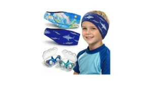 Swimming Headband For Kids – 2 Pairs Waterproof Ear… Code