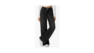 Flvsun Women S Wide Leg Jeans High Waisted Stretchy… Code