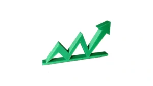 Hrua Stock Market Decor Upward Trend Arrow Desk… Code
