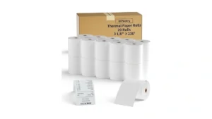 20 Rolls 3-1 8 X 230 Thermal Paper Rolls For Credit… Code