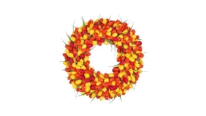 Tulip Wreath Spring Wreaths For Front Door Zmtyykh… Code
