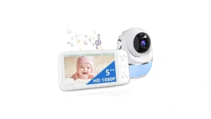 Buradin 1080p Baby Monitor No Wifi Pan Tilt 4x Zoom… Code