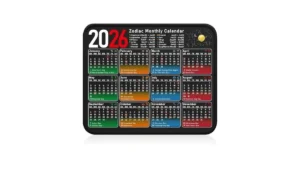 Mouse Pad 2026 Calendar Zodiac Design Mousepad With… Code