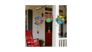 Owl Wind Chimes 3 Pack – Metal Wind Chimes For… Code