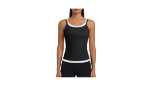 Attraco Spaghetti Tank Tops For Women With Built In… Code
