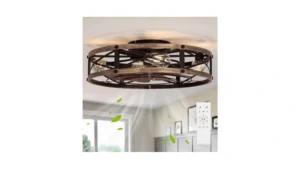 Shluce 22 Farmhouse Ceiling Fan With Light Rustic… Code