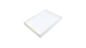 Spsyrine White Plastic Serving Tray For Ottoman… Code