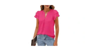 Simplefunwomen S Tops Dressy Casual Ruffle Short… Code
