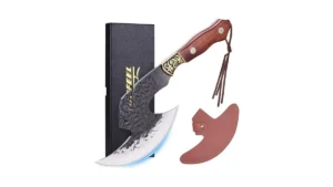 Topfeel Hand Forged Viking Knife 6 2 Meat Cleaver… Code