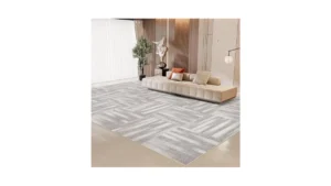 Gembed Modern Area Rug – 4 X6 Machine Washable Rug… Code