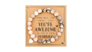 Vickhu Inspirational Gifts For Women Natural Stone… Code