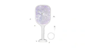 Lulant Electric Fly Swatter Racket 3000v Bug Zapper… Code