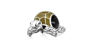 Sambaah Turtle Charm Sterling Silver Sea Tortoise… Code