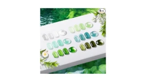Gellen Jelly Green Gel Nail Polish Set 6pcs Soak… Code