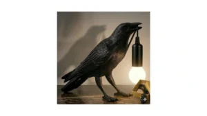Ovanus Crow Lamp Gothic Decor Raven Table Lamp With… Code