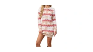 Sunnymelody Womens Ugly Christmas Sweater Dress… Code
