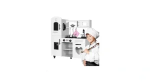 Taohfe Wooden Kitchen Playset For Toddlers -… Code