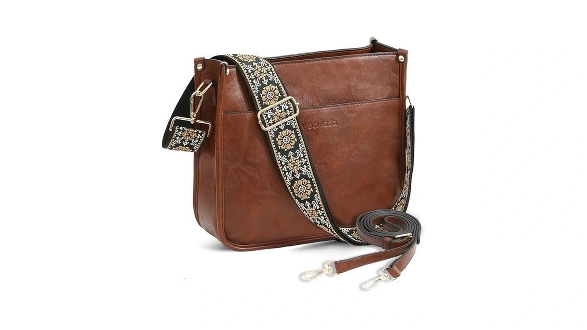 Woomada Crossbody Bags For Women Vegan Leather Hobo… Code