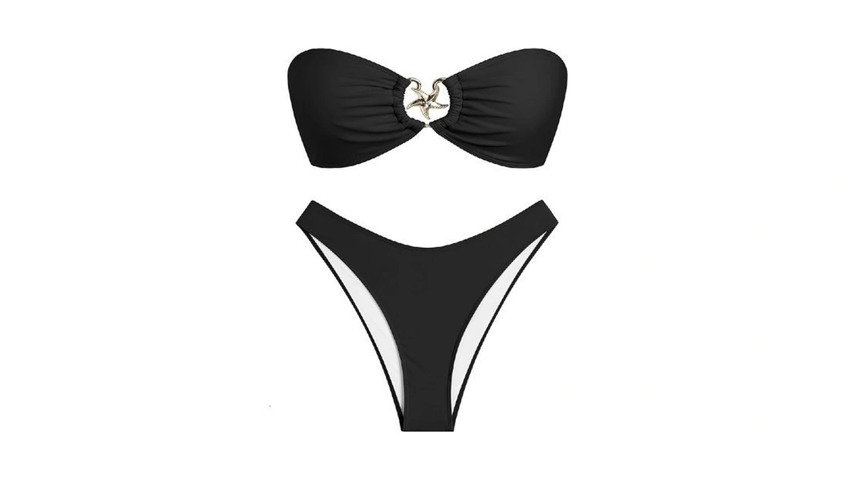 Zaful Strapless Swimsuits For Women Starfish Metal… Code