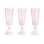 Bucla 60 Pack Pink Plastic Champagne Flutes... - Coupon