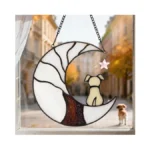 Ayadon Dog Memorial Suncatcher Handmade Stained... - Coupon