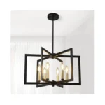 Axamate Black Chandelier 6-light Modern Farmhouse... - Coupon