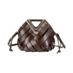 Unique Design Woven Bucket Bag For Women Vegan... - Coupon