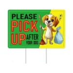 Petcee Pick Up After Your Dog Signs With Stakes 12... - Coupon