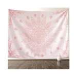 Kjhl Floral Bohemian Tapestry Black And White... - Coupon