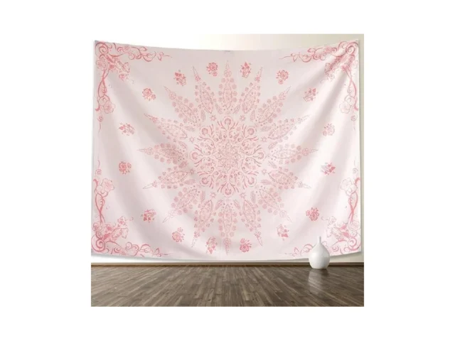 Kjhl Floral Bohemian Tapestry Black And White… – Coupon